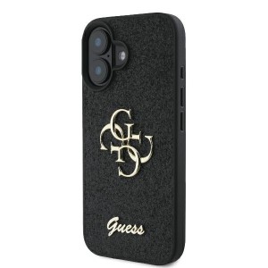 Guess GUHCP16MHG4SGK iPhone 16 Plus 6.7" czarny/black hardcase Fixed Glitter Big 4G