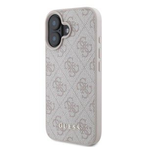 Guess GUHCP16SG4GFPI iPhone 16 6.1" różowy/pink hardcase 4G Classic