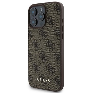 Guess GUHCP16XG4GFBR iPhone 16 Pro Max6.9" brązowy/brown hard case 4G Classic