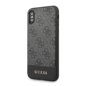 Guess GUHCPXG4GLGR iPhone X/Xsszary/grey hard case 4G Stripe Collection
