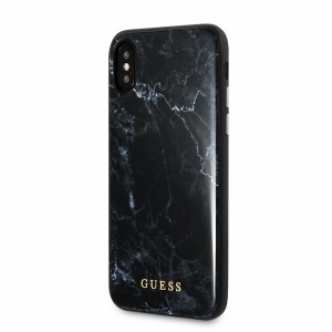 Guess GUHCPXHYMABK iPhone X/Xs czarny/black Marble