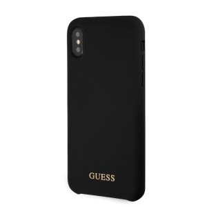 Guess GUHCPXLSGLBK iPhone X/Xsblack/czarny hard case Silicone