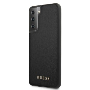 Guess GUHCS21SIGLBK S21 G991czarny/black hard case Iridescent