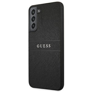 Guess GUHCS22SPSASBBK S22 S901czarny/black Saffiano Stripes