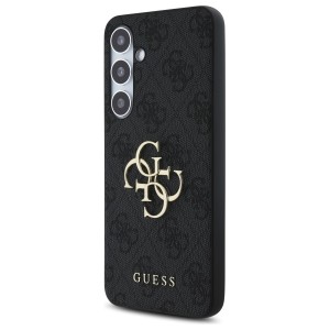Guess GUHCS24FE4GMGGR S24 FE S721        szary/grey hardcase 4G Big Metal Logo