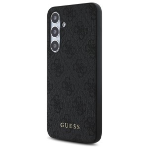 Guess GUHCS24FEG4GFGR S24 FE S721        szary/grey hardcase 4G Metal Gold Logo