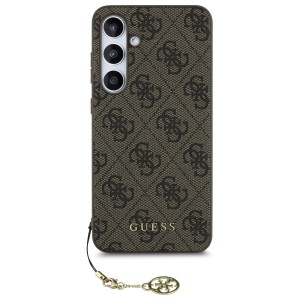 Guess GUHCS24FEGF4GBR S24 FE S721        brazowy/brown hardcase 4G Charms Collection