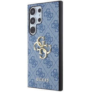Guess GUHCS24L4GMGBL S24 Ultra S928niebieski/blue hardcase 4G Big Metal Logo