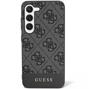 Guess GUHCS24MG4GLGR S24+ S926czarny/black hardcase 4G Stripe Collection