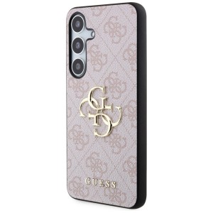 Guess GUHCS24S4GMGPI S24 S921 różowy/pink hardcase 4G Big Metal Logo