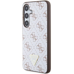 Guess GUHCS24SPG4GPH S24 S921biały/white hardcase 4G Triangle