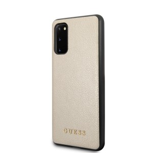 Guess GUHCS62IGLGO S20 G980 złoty/gold hard case Iridescent