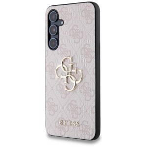 Guess GUHCSA554GMGPI A55 A556 różowy/pink hardcase 4G Big Metal Logo