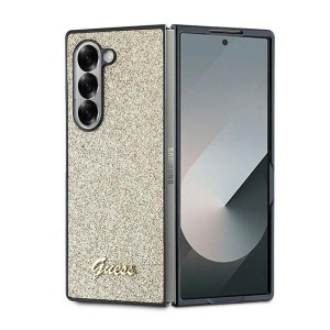 Guess GUHCZFD6HGGSHD Z Fold6 F956złoty/gold 4G Glitter Script