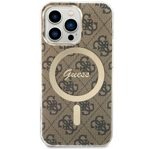 Guess GUHMP13LH4STW iPhone 13 Pro / 136.1" brązowy/brown hardcase 4G MagSafe
