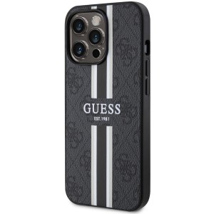 Guess GUHMP13LP4RPSK iPhone 13 Pro / 136,1" czarny/black hardcase 4G Printed Stripes MagSafe