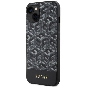Guess GUHMP14SHGCFSEK iPhone 14 / 15 /13 6.1" czarny/black hardcase GCube Stripes MagSafe