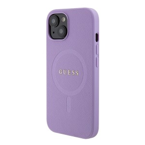 Guess GUHMP15MPSAHMCU iPhone 15 Plus / 14 Plus 6.7" fioletowy/purple hardcase Saffiano MagSafe