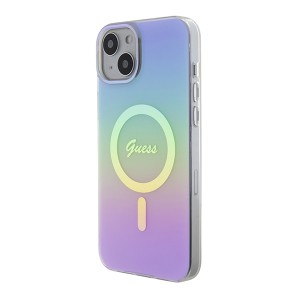 Guess GUHMP15SHITSU iPhone 15 / 14 / 13 6.1" fioletowy/purple hardcase IML Iridescent MagSafe