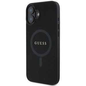 Guess GUHMP16MPSAHMCK iPhone 16 Plus6.7" czarny/black hardcase Saffiano Classic Logo MagSafe
