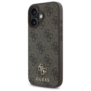 Guess GUHMP16SP4SM4MW iPhone 16 6.1"     brązowy/brown hardcase 4G Small Classic MagSafe