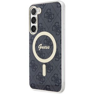 Guess GUHMS23MH4STK S23+ S916czarny/black hardcase 4G MagSafe