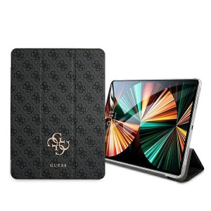 Guess GUIC12G4GFGR iPad 12,9" 2021Book Cover szary/grey 4G Collection