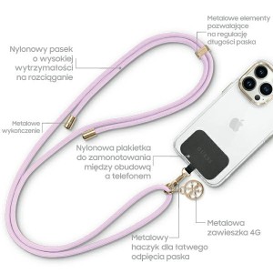 Guess GUUCNMG4EU Universal CBDY Cordpasek lilak/lilac
