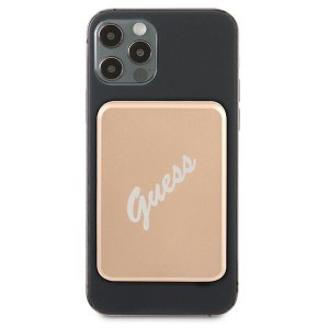 Guess Powerbank indukcyjny 5W GUPBMSVSLG3000mAh złoty/gold MagSafe