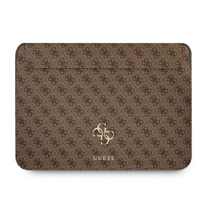 Guess Sleeve GUCS13G4GFBR 13" brązowy/brown 4G Big Logo