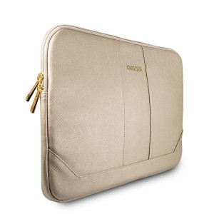Guess Sleeve GUCS13TBE 13" beżowy/beige Saffiano