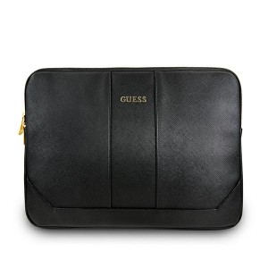 Guess Sleeve GUCS13TBK 13" czarny/black Saffiano