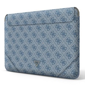 Guess Sleeve GUCS16P4TB 16" niebieski/blue 4G Uptown Triangle logo