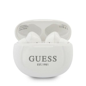 Guess słuchawki Bluetooth GUTWS1CWHTWS + stacja dokująca biały/white
