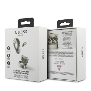 Guess słuchawki Bluetooth GUTWSJL4GGOTWS + stacja dokująca złoty/gold 4G