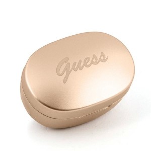 Guess słuchawki Bluetooth GUTWST30GOTWS + stacja dokująca złoty/gold