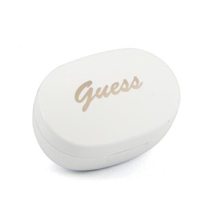 Guess słuchawki Bluetooth GUTWST30WHTWS + stacja dokująca biały/white