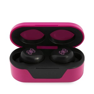 Guess słuchawki Bluetooth GUTWST31EMTWS + stacja dokująca magenta