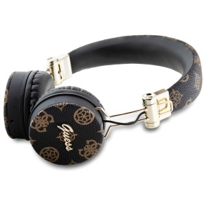 Guess słuchawki nauszne Bluetooth ENC    GUBH70EPOSMK czarny/black Peony Script Round Shape