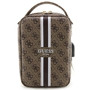 Guess Torba GUHBP4RPSW Organizerbrązowy/brown 4G Printed Stripes