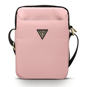 Guess Torba GUTB10NTMLLP 10" różowy/pink Nylon Triangle Logo