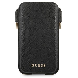 Guess Torebka GUHCP12LSAPSBK 6,7"czarny/black Saffiano