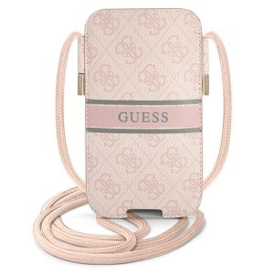 Guess Torebka GUPHL4GDPI 6,7"różowy/pink hardcase 4G Stripe