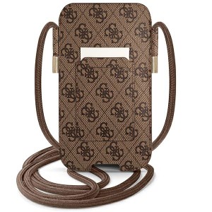 Guess Torebka GUPHL4GMGBR 6,7"brązowy/brown hardcase 4G Big Metal Logo