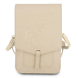 Guess Torebka GUWBRSAVSLG złoty/gold Saffiano Script