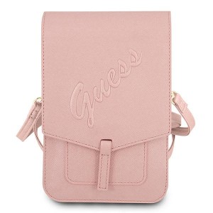 Guess Torebka GUWBRSAVSPI różowy/pink Saffiano Script