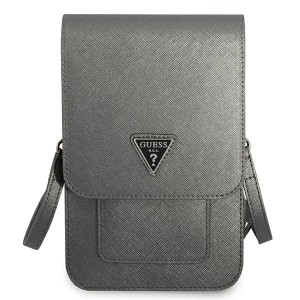 Guess Torebka GUWBSATMGR szary/greySaffiano Triangle