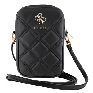 Guess Torebka GUWBZPSQSSGKczarny/black Zip Quilted 4G