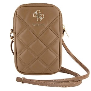 Guess Torebka GUWBZPSQSSGWbrązowy/brown Zip Quilted 4G