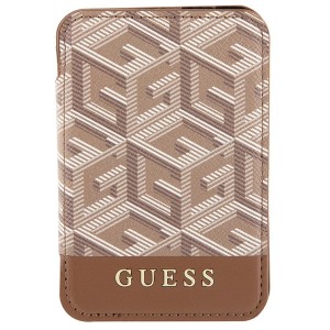Guess Wallet Card Slot GUWMSHGCFSEWMagSafe GCube stripe brązowy/brown